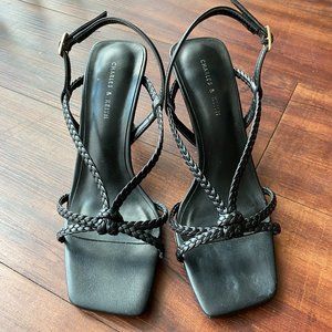 Charles & Keith Black Heels
